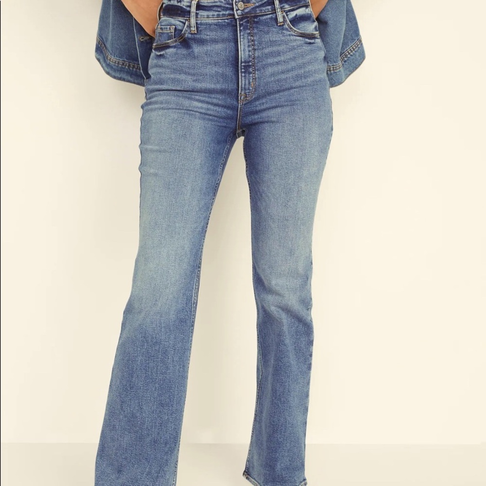 Mid Rise kicker boot cut Jean